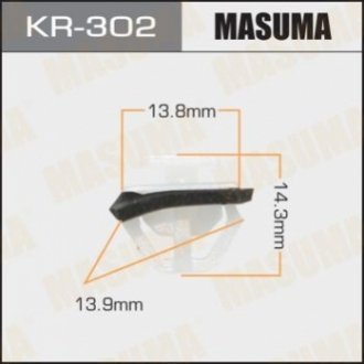 Затискач, молдинг / захисна накладка MASUMA KR-302