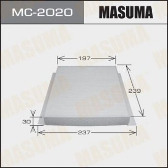 Фільтр салону HONDA CIVIC IX (12-17) (MC-2020) MASUMA MC2020 (фото 1)