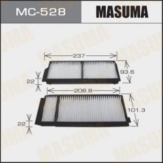 Фільтр салону MAZDA 5 (CW) 2.0, 1.6 CD, 1.8 MZR (10-15)/MAZDA 6 (MC-528) MASUMA MC528 (фото 1)
