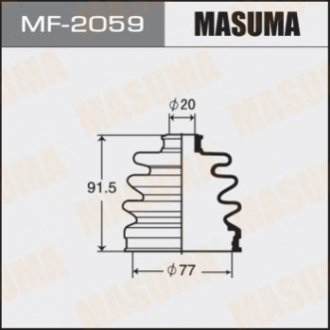 Комплект пильника, приводний вал MASUMA MF-2059