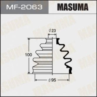Пильовик ШРКШу зовнішнього nissan pathfinder (-04) MASUMA MF2063 (фото 1)