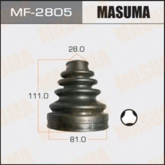 Комплект пильника, приводний вал MASUMA MF-2805 (фото 1)