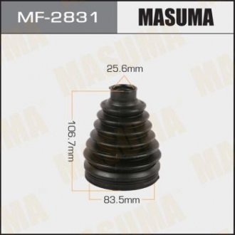 Пильовик ШРУСа MF-2831 (пластик) + спецхомут MASUMA MF2831