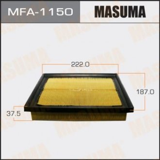 Повітряний фільтр a-1027 MASUMA MFA1150 (фото 1)