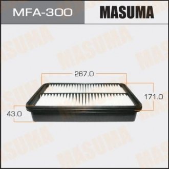 Фільтр повітряний TOYOTA COROLLA 1.8 (01-07) (MFA-300) MASUMA MFA300