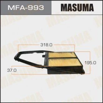 Фільтр повітряний HONDA FR-V (BE) 1.7 (BE1) (04-09) (MFA-993) MASUMA MFA993 (фото 1)