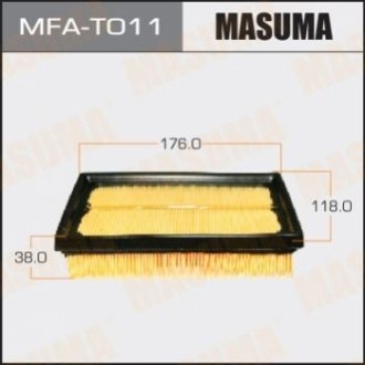 Повітряний фільтр MASUMA MFA-T011 (фото 1)