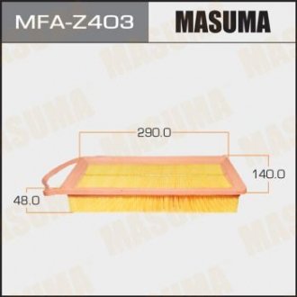 Повітряний фільтр a4502 mazda/mazda2 MASUMA MFAZ403