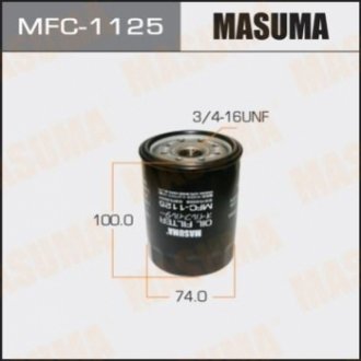 Масляный фильтр MASUMA MFC-1125 (фото 1)