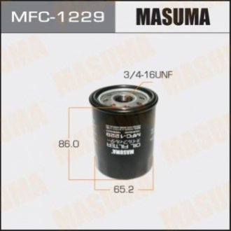 Масляний фільтр MASUMA MFC-1229 (фото 1)