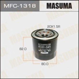 Масляний фільтр MASUMA MFC-1318 (фото 1)