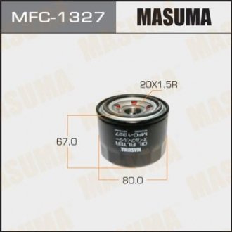 Фільтр масляний KIA OPTIMA (MFC-1327) MASUMA MFC1327