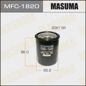 Масляний фільтр MASUMA MFC-1820 (фото 1)