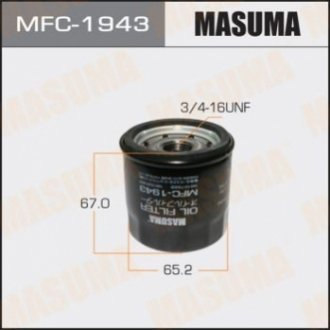 Масляний фільтр MASUMA MFC-1943 (фото 1)