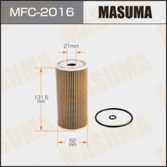 Фільтр масляний KIA SORENTO III (MFC-2016) MASUMA MFC2016 (фото 1)
