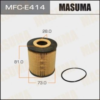 Фильтр масляный CHEVROLET MALIBU, CAPTIVA (MFC-E414) MASUMA MFCE414 (фото 1)