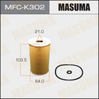 Фільтр масляний oe0073 MASUMA MFCK302 (фото 1)