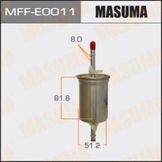 Паливний фільтр MASUMA MFF-E0011