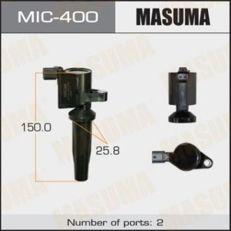Котушка запалювання mazda 3/lf-de, l3-ve, l3-de MASUMA MIC400