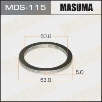 Кільце ущільнювача, труба вихлопного газу MASUMA MOS-115