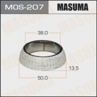 Уплотнительное кольцо, труба выхлопного газа MASUMA MOS-207 (фото 1)
