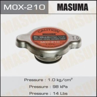 Кришка, резервуар охолоджувальної рідини MASUMA MOX-210 (фото 1)