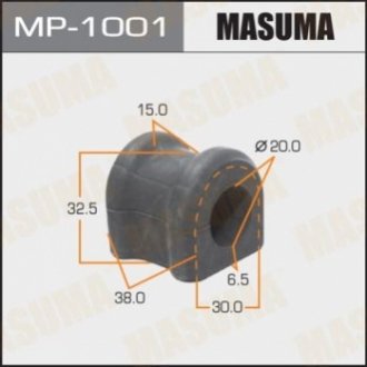 Втулка, стабілізатор MASUMA MP-1001 (фото 1)