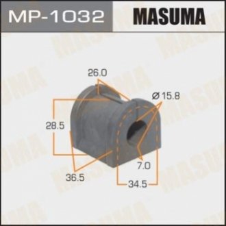 Втулка, стабілізатор MASUMA MP-1032