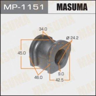 Втулка, стабилизатор MASUMA MP-1151