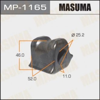Втулка стійки стабілізатора передня права MAZDA 3 (BM) 1.6 (13-18), MAZDA 6, NISSAN JUKE, TOYOTA AURIS (MP-1165) MASUMA MP1165 (фото 1)
