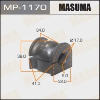 Втулка, стабілізатор MASUMA MP-1170 (фото 1)