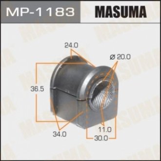 Втулка, стабилизатор MASUMA MP-1183