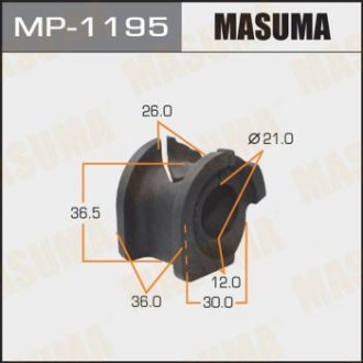 Втулка стійки стабілізатора переднього OPEL AGILA, SUZUKI SWIFT III (MP-1195) MASUMA MP1195 (фото 1)
