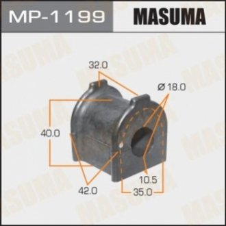 Втулка, стабилизатор MASUMA MP-1199 (фото 1)