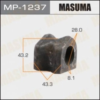 Втулка, стабілізатор MASUMA MP-1237 (фото 1)