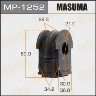 Втулка, стабілізатор MASUMA MP-1252