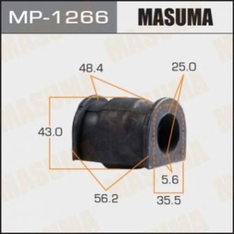 Втулка, стабилизатор MASUMA MP-1266 (фото 1)
