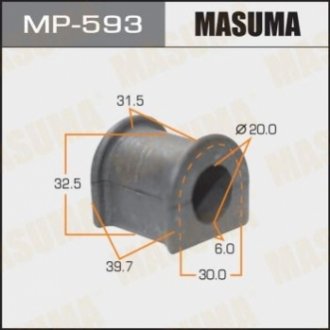 Втулка, стабилизатор MASUMA MP-593 (фото 1)
