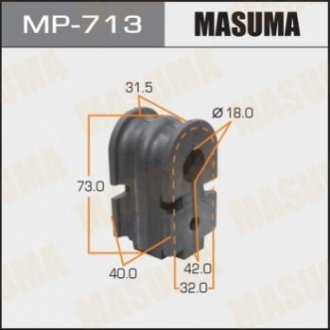 Втулка, стабілізатор MASUMA MP-713 (фото 1)