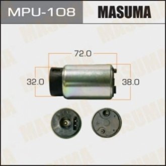 Бензонасос електричний (без сіточки) toyota MASUMA MPU108 (фото 1)