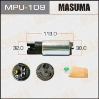 Бензонасос електричний (+сітка) honda/ mitsubishi/ subaru/ toyota MASUMA MPU109