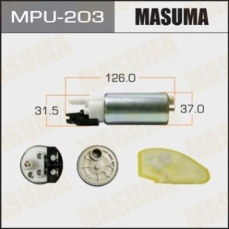Бензонасос електричний (+сітка) nissan MASUMA MPU203