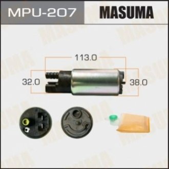Бензонасос електричний (+сітка) nissan MASUMA MPU207