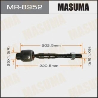 Рульова тяга внутрішня передня лв/пр nissan navara 2005- MASUMA MR8952