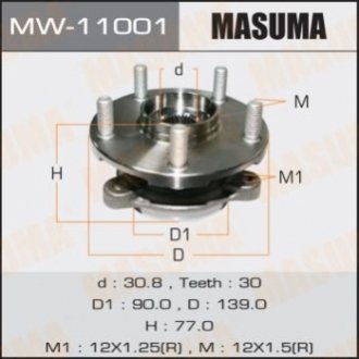Комплект підшипника маточини колеса MASUMA MW-11001