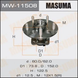 Ступица колеса задн TOYOTA COROLLA/ NRE150L (MW-11508) MASUMA MW11508