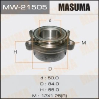 Комплект подшипника ступицы колеса MASUMA MW-21505 (фото 1)