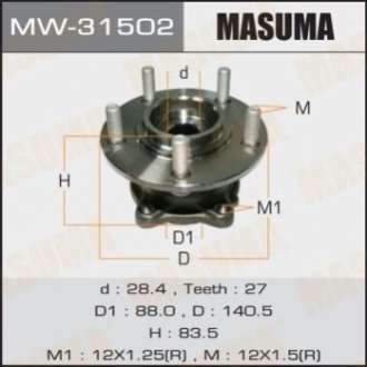 Комплект підшипника маточини колеса MASUMA MW-31502