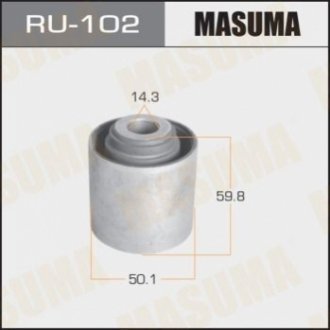 Сайлентблок заднього поздовжнього важеля nissan pathfinder (-05) (ua102) MASUMA RU102 (фото 1)