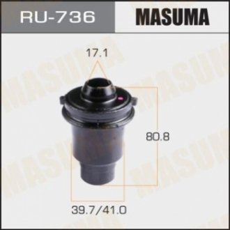 Сайлентблок переднего подрамника nissan micra (02-10), note (05-12), tida (04-12) MASUMA RU736